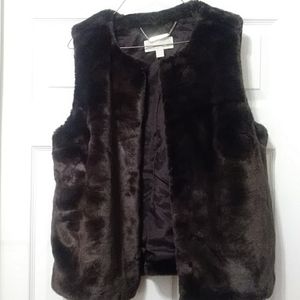 Michael kors faux fur vest